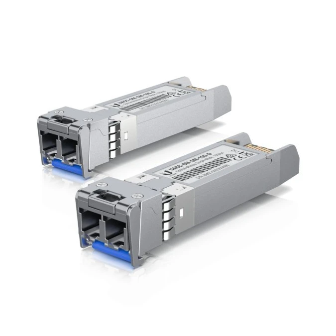 Moduł SFP+ SM, Duplex LC, 10Gbps, 10km Ubiquiti UACC‑OM‑SM‑10G‑D‑20 - obrazek 1