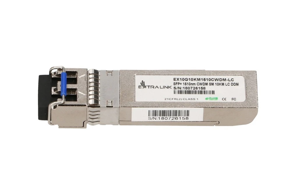 Moduł SFP+ CWDM 10Gbps, 1510nm, single mode, 10km, LC, DOM Extralink SFP+ 10G - obrazek 3