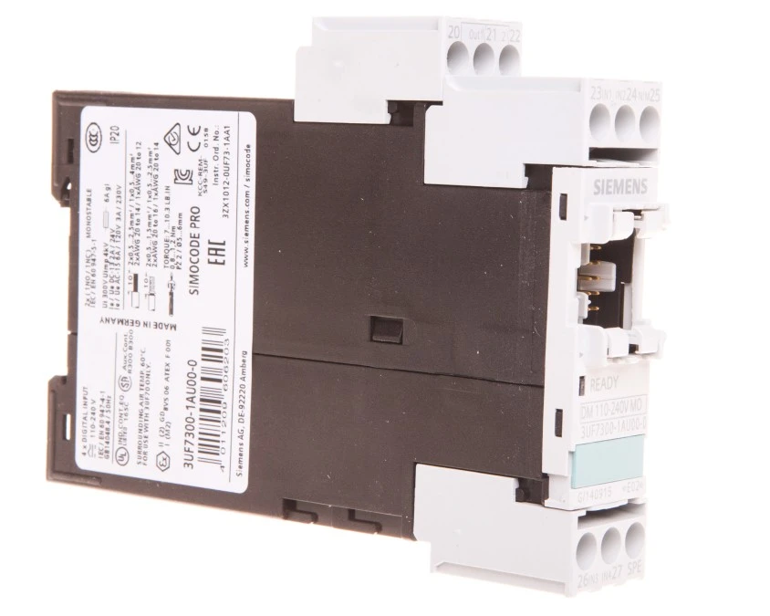 Moduł rozszerzeń cyfrowych 110‑240V AC/DC 4we/2wy (przekaźnikowych) 3UF7300‑1AU00‑0 - obrazek 2