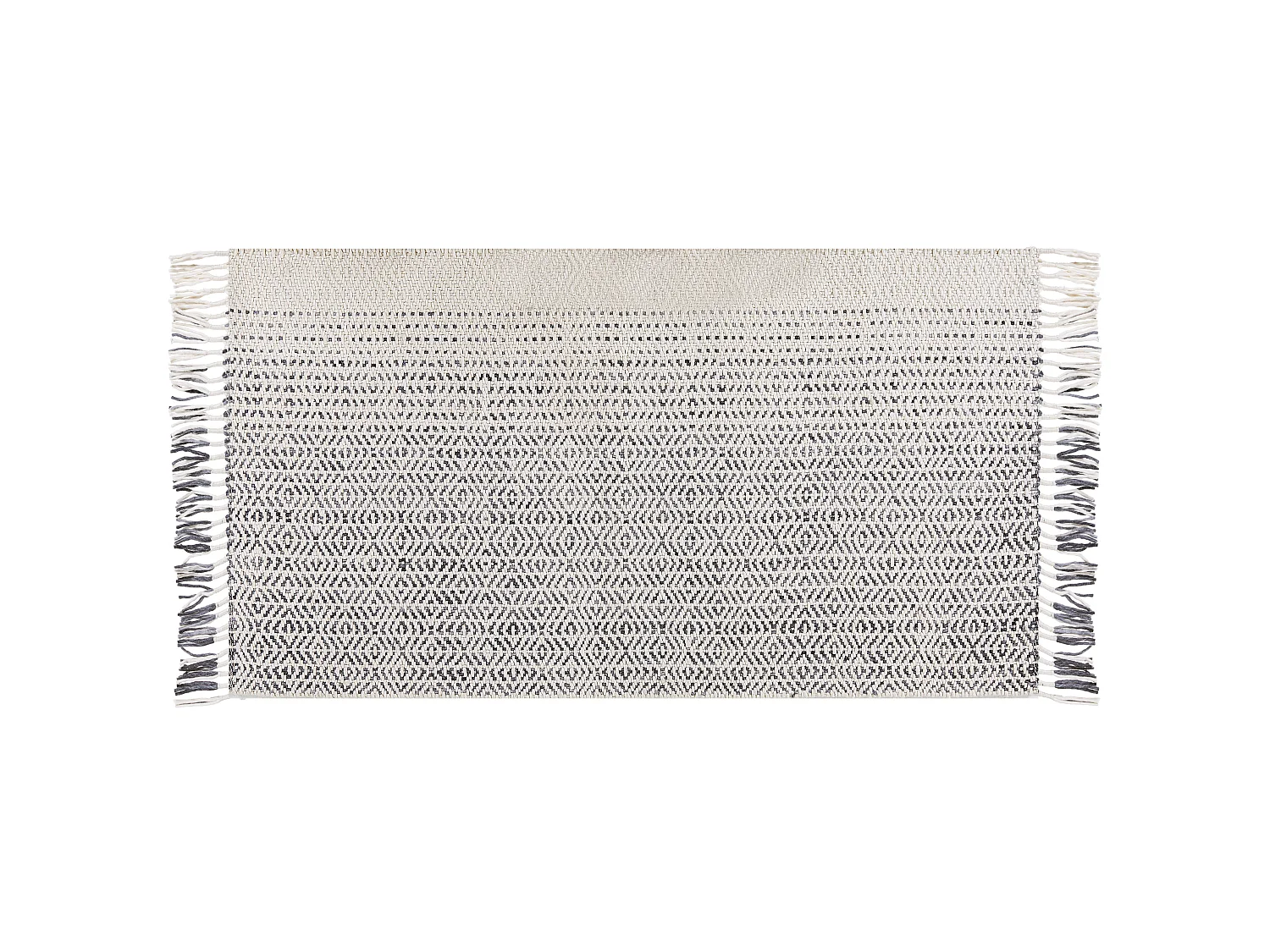 Dywan wełniany 80 x 150 cm biało-szary OMERLI 806959 - obrazek 1