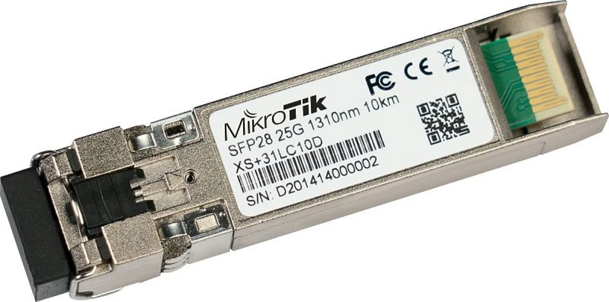 Moduł SFP/SFP+/SFP28 1/10/25Gb/s, SM, 10km, 1310nm MikroTik XS+31LC10D - obrazek 1