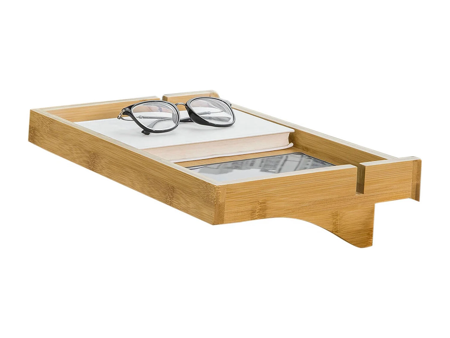 SoBuy Półka przyłóżkowa z jedną półką 36x25x8.5cm Funkcjonalny NKD01-N 1219103 - obrazek 1