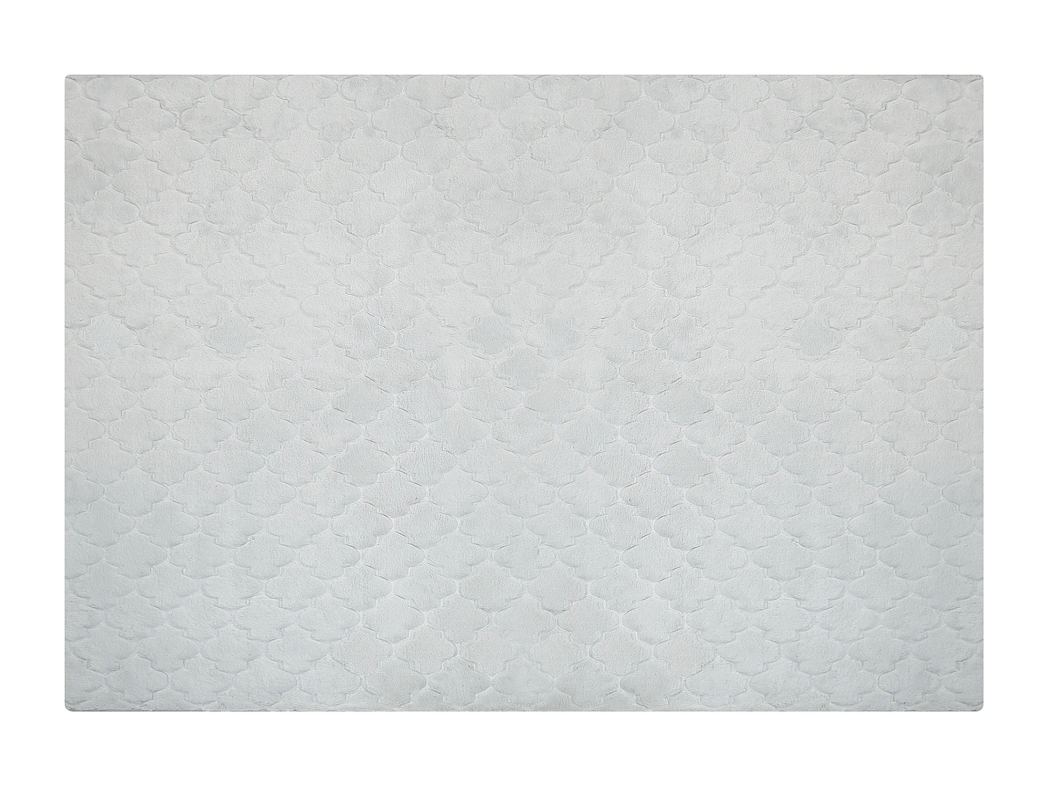 Dywan sztuczne futro królika 160 x 230 cm jasnoszary GHARO 1371689 - obrazek 1