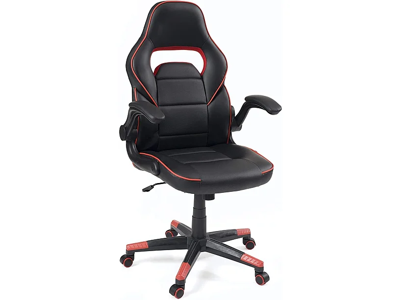 Fotel gamingowy BAJA z ekoskóry, regulowana wysokość 235297