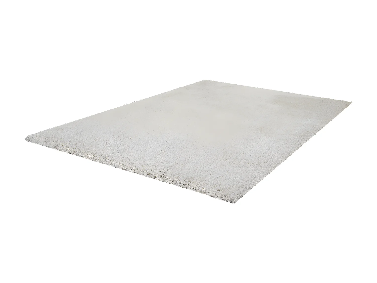 Dywan shaggy HARVEY z mikrofibry – kolor biały – 160 × 230 cm 94561 - obrazek 1