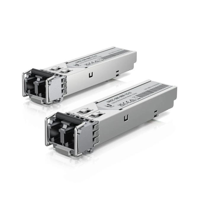 Moduł SFP MM, Duplex LC, 1.25Gbps, 550m Ubiquiti UACC‑OM‑MM‑1G‑D‑2 - obrazek 1