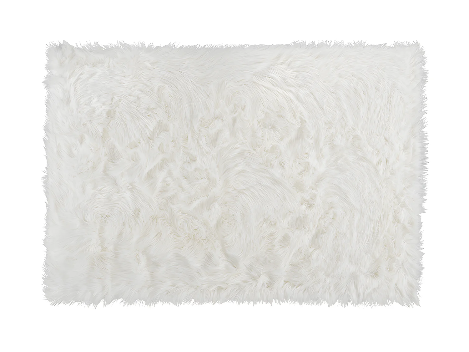 Dywan z imitacji skóry owczej SHEEP - 120x170 cm - kolor biały 102173 - obrazek 1