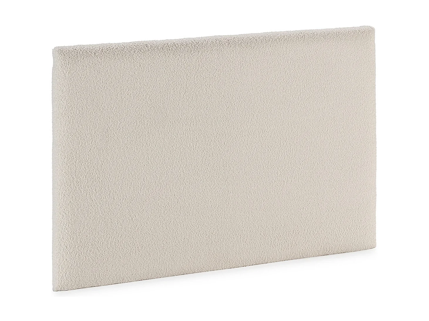 Głowica łóżka Niebla 90×60 cm Imitacja tkaniny baranek beżowa 3297121