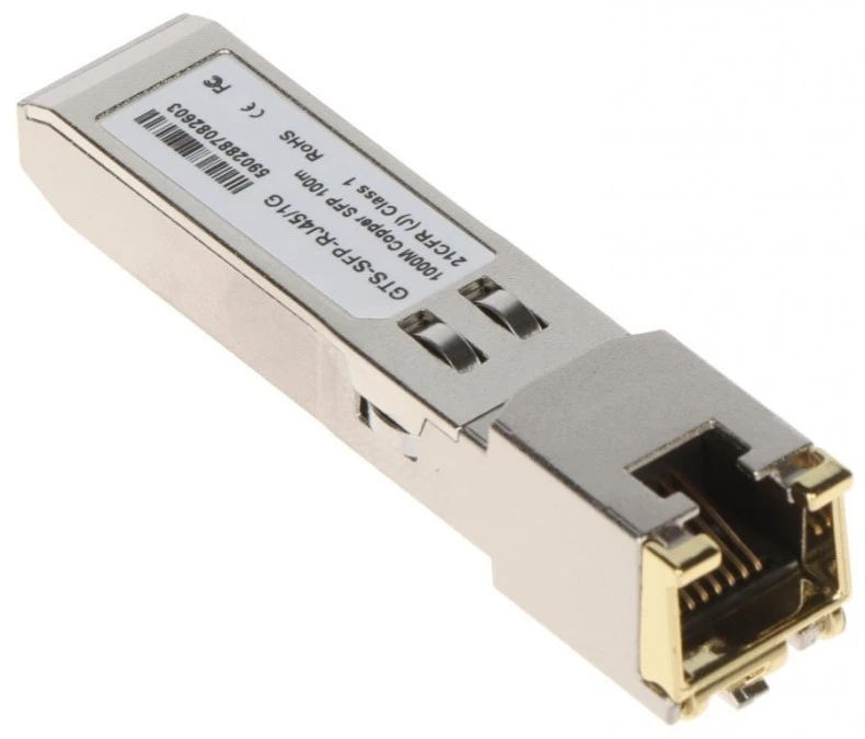 Moduł SFP z gniazem RJ‑45 GTS‑SFP‑RJ45/1G - obrazek 1