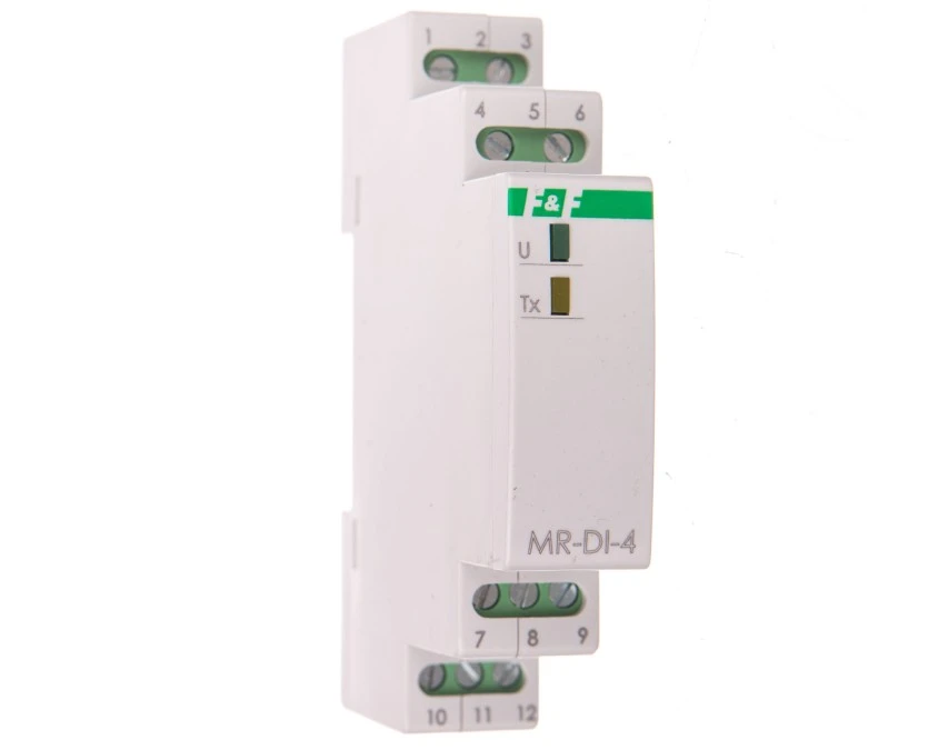 Moduł rozszerzeń 4 wejść cyfrowych 6‑30V AC/DC z wyjściem MODBUS RTU zasilanie 9‑30V DC MAX‑MR‑DI‑4LO - obrazek 1