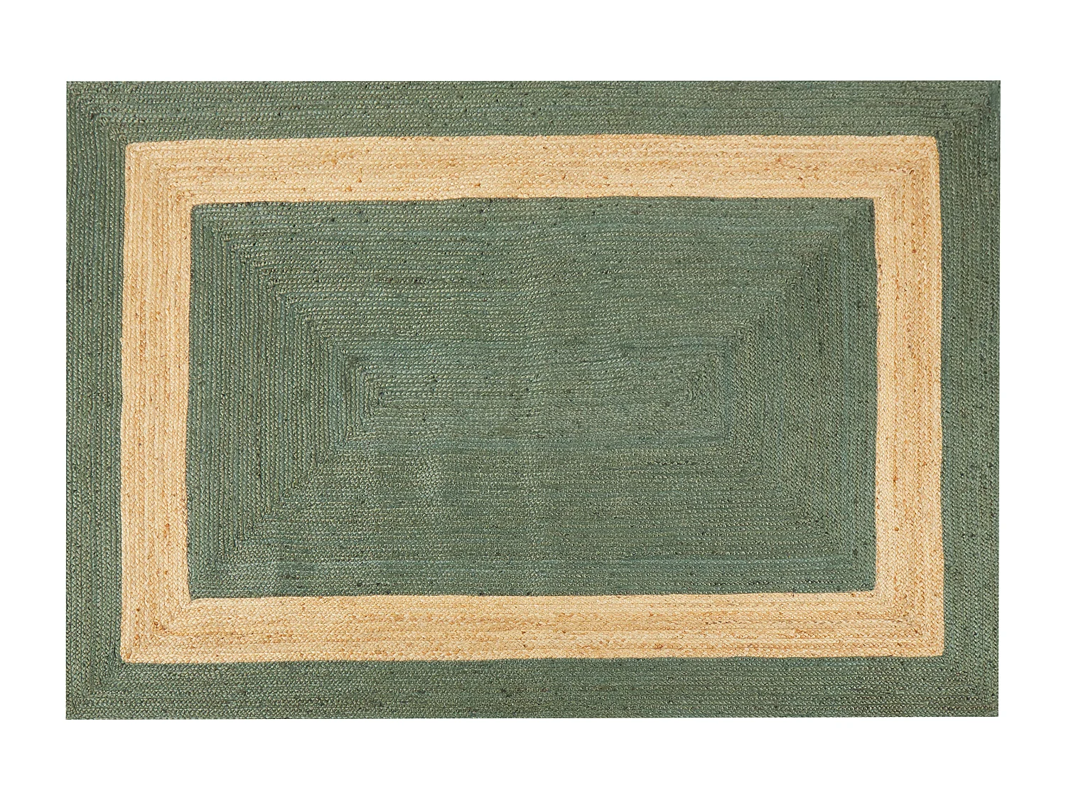 Dywan z juty 160 x 230 cm zielony KARAKUYU 1869221 - obrazek 1