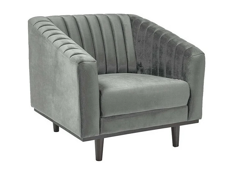Fotel ASPREY VELVET 1 szary 3162814 - obrazek 1
