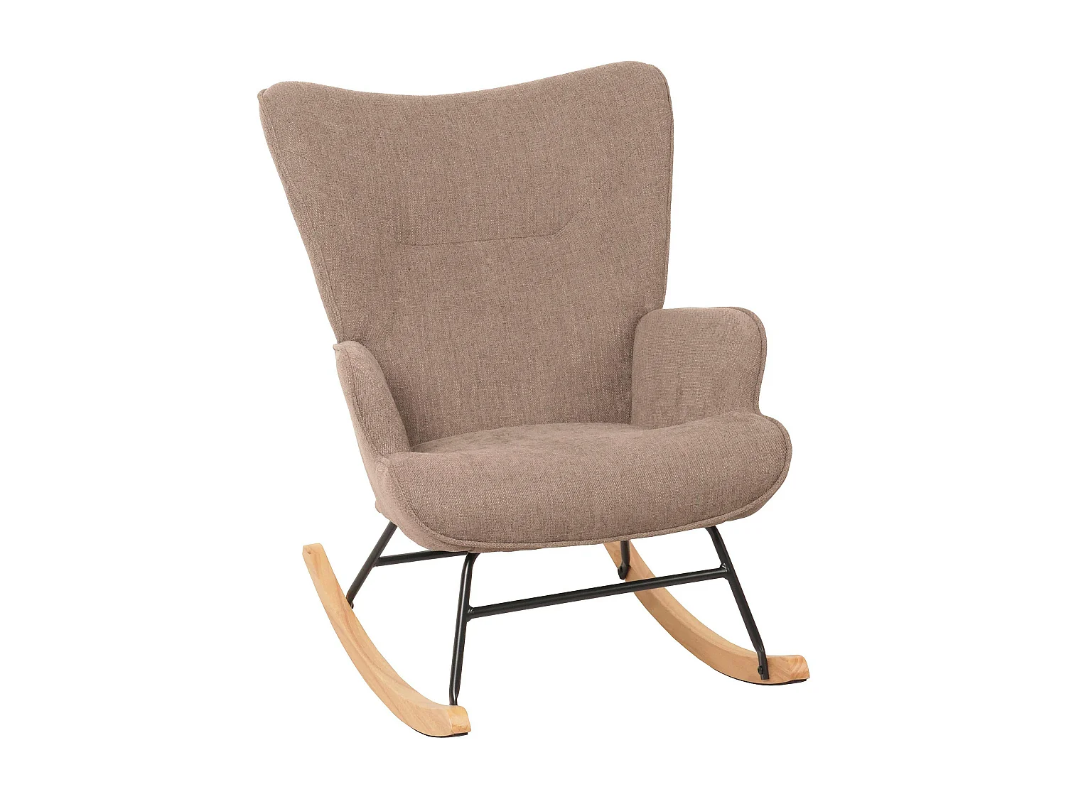 Fotel bujany MCW-N14, brązowy 3748586 - obrazek 1
