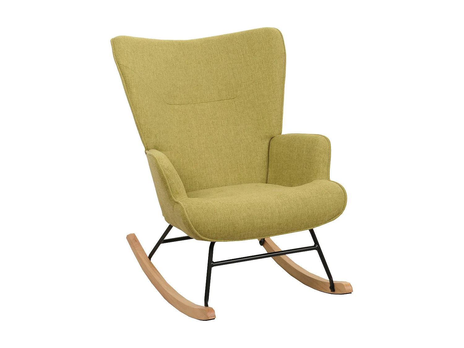 Fotel bujany MCW-N14, zielony 3748590 - obrazek 1