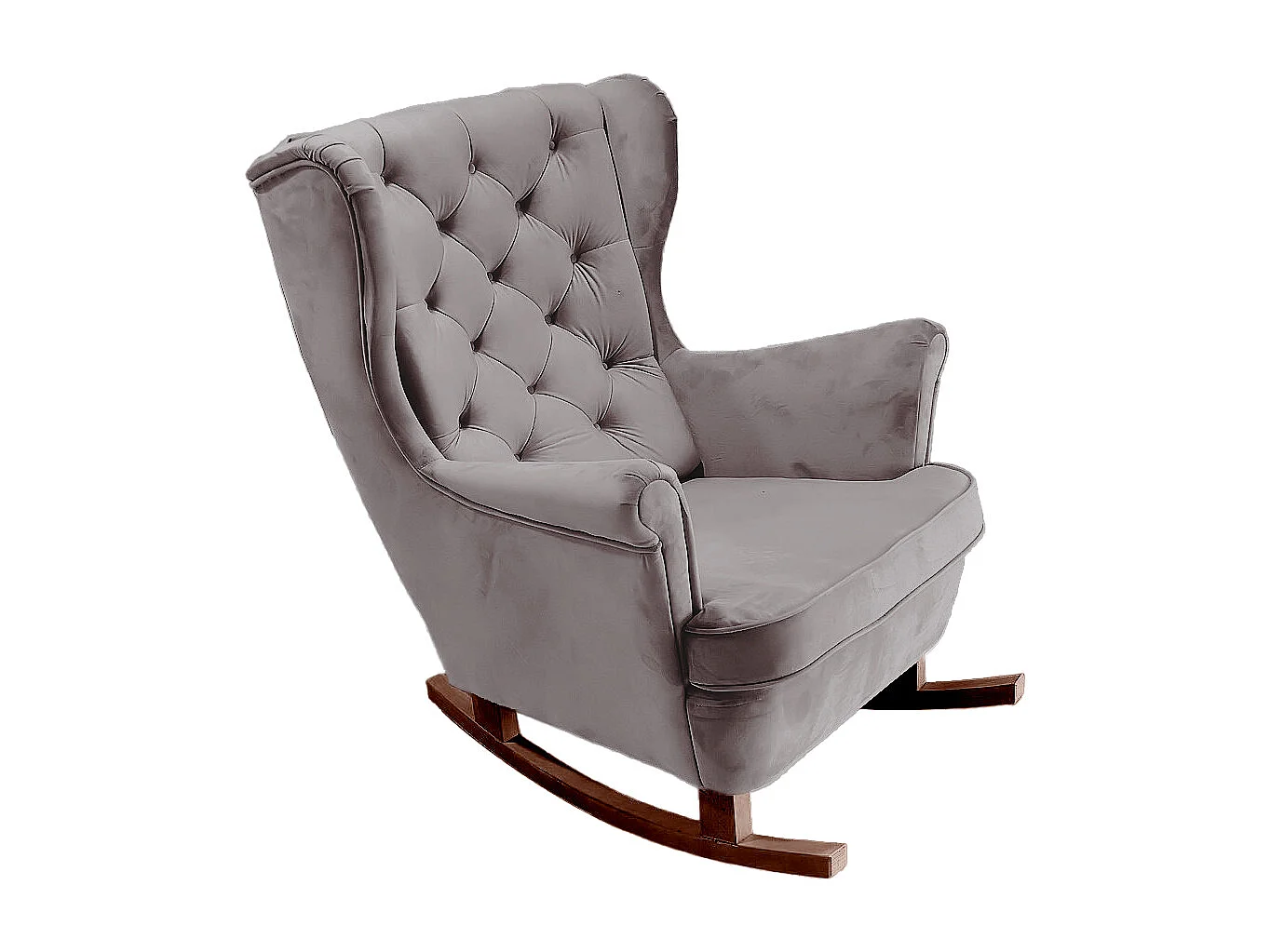 Fotel Relax z Tapicerowanym Siedzeniem i Podłokietnikami, Fotel TV 102x81x95cm Szary_29841 3862488 - obrazek 1