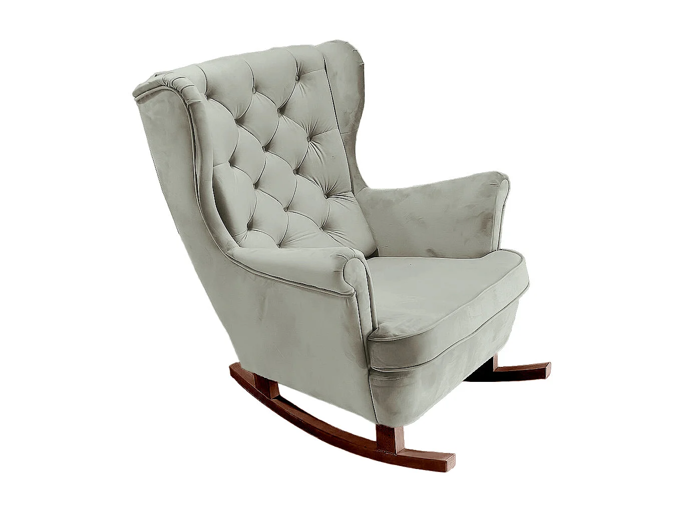 Fotel Relax z Tapicerowanym Siedzeniem i Podłokietnikami, Fotel TV 102x81x95cm Popiel_29856 3862498 - obrazek 1
