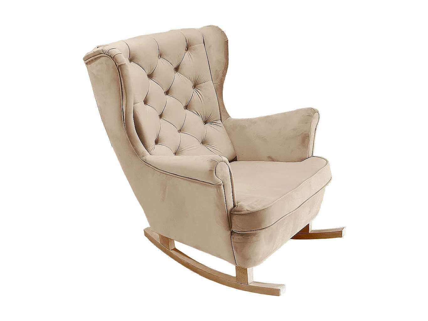 Fotel Relax z Tapicerowanym Siedzeniem i Podłokietnikami, Fotel TV 102x81x95cm Cappuccino_29812 3862500 - obrazek 1