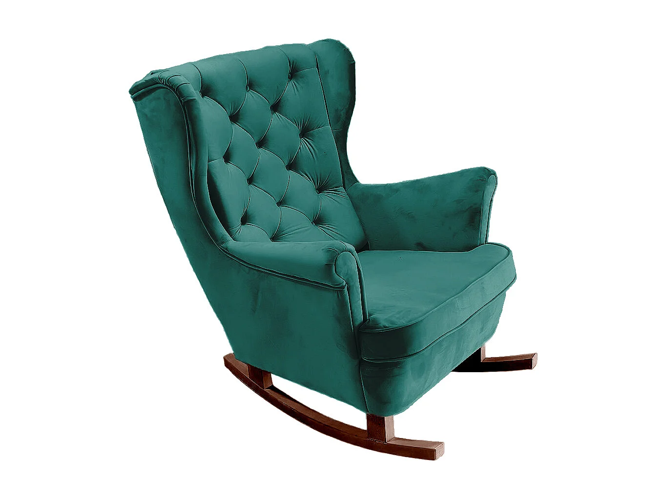 Fotel Relax z Tapicerowanym Siedzeniem i Podłokietnikami, Fotel TV 102x81x95cm Zielony_29851 3862512 - obrazek 1
