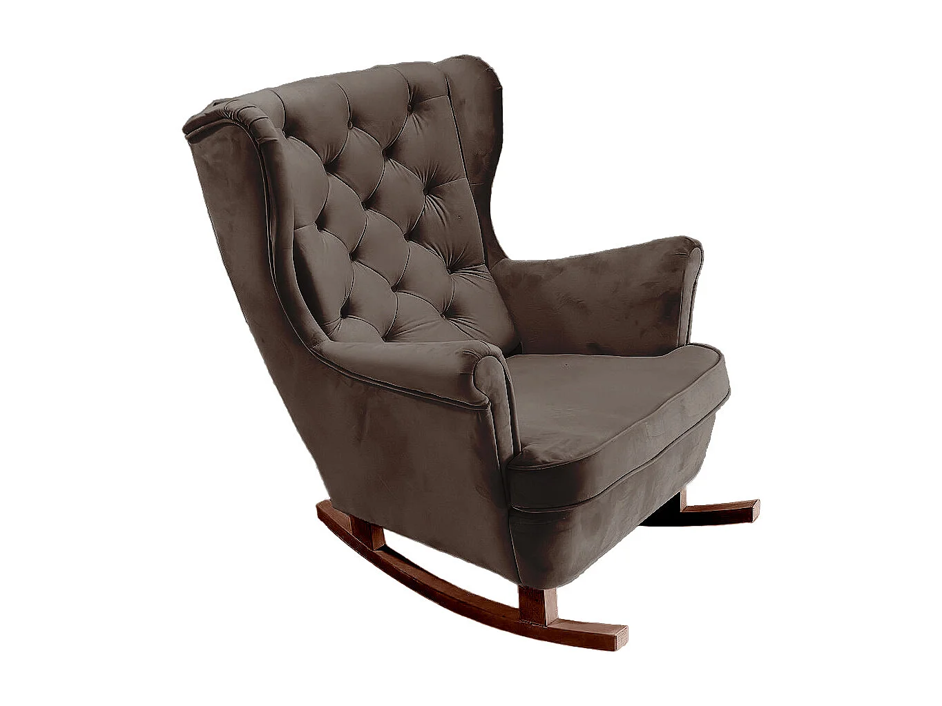 Fotel Relax z Tapicerowanym Siedzeniem i Podłokietnikami, Fotel TV 102x81x95cm Brązowy_29844 3862513 - obrazek 1