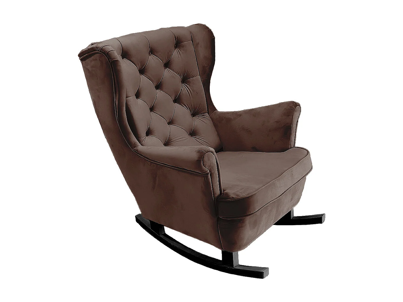 Fotel Relax z Tapicerowanym Siedzeniem i Podłokietnikami, Fotel TV 102x81x95cm Brązowy_29815 3862514 - obrazek 1