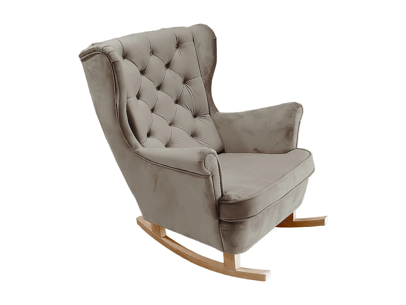 Fotel Relax z Tapicerowanym Siedzeniem i Podłokietnikami, Fotel TV 102x81x95cm Szary_29843 3862534 - obrazek 1