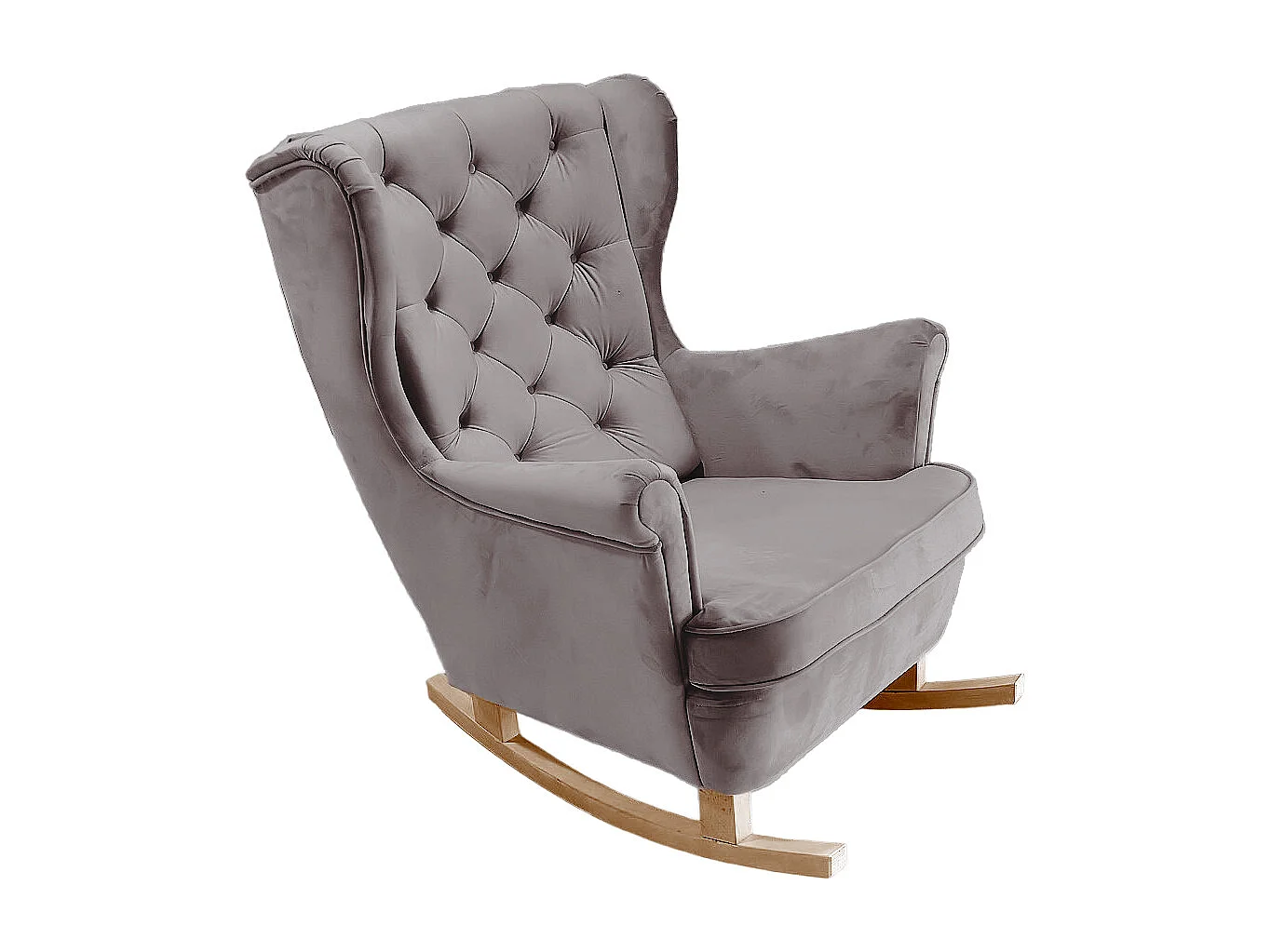Fotel Relax z Tapicerowanym Siedzeniem i Podłokietnikami, Fotel TV 102x81x95cm Szary_29841 3862541 - obrazek 1