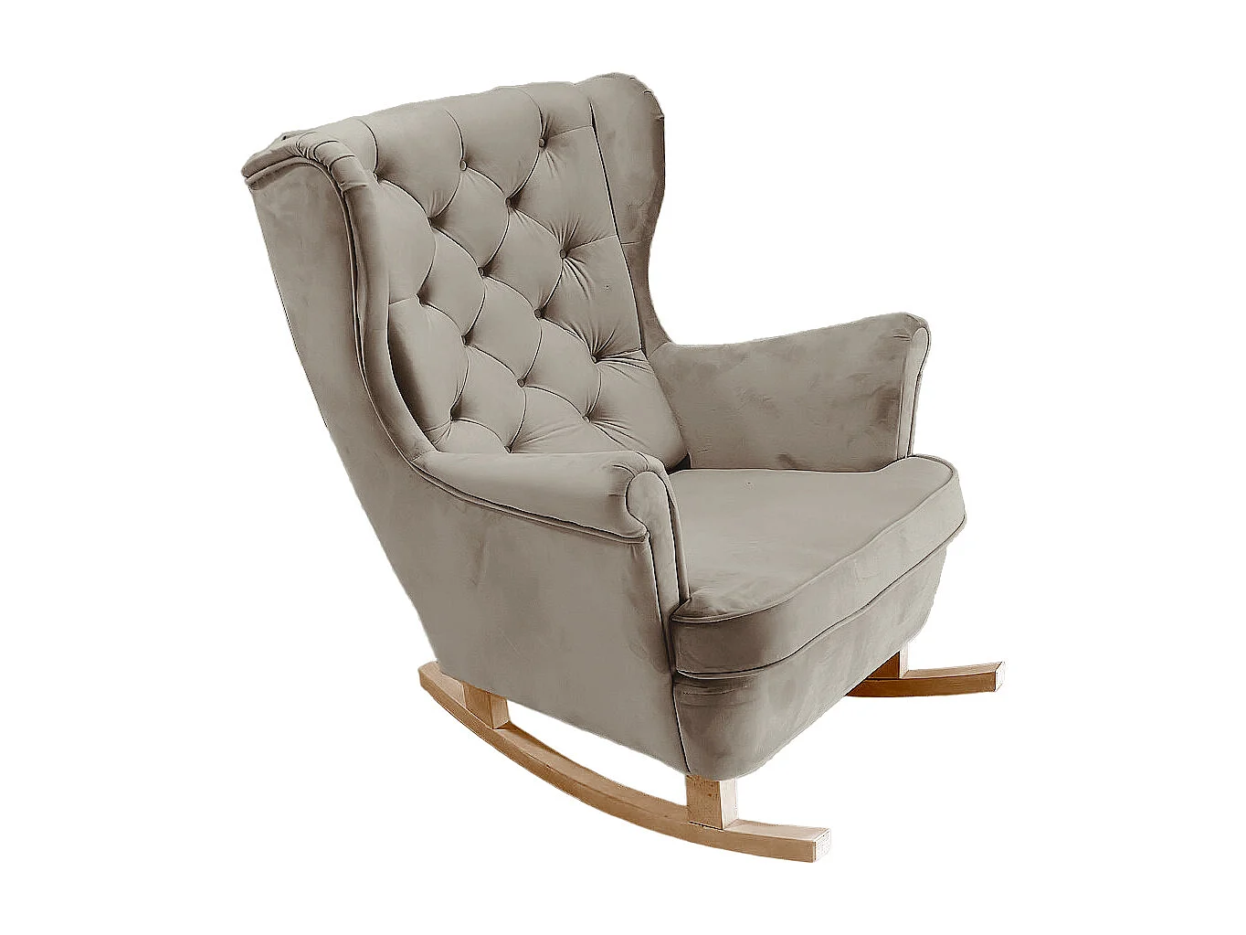 Fotel Relax z Tapicerowanym Siedzeniem i Podłokietnikami, Fotel TV 102x81x95cm Szary_29842 3862553 - obrazek 1