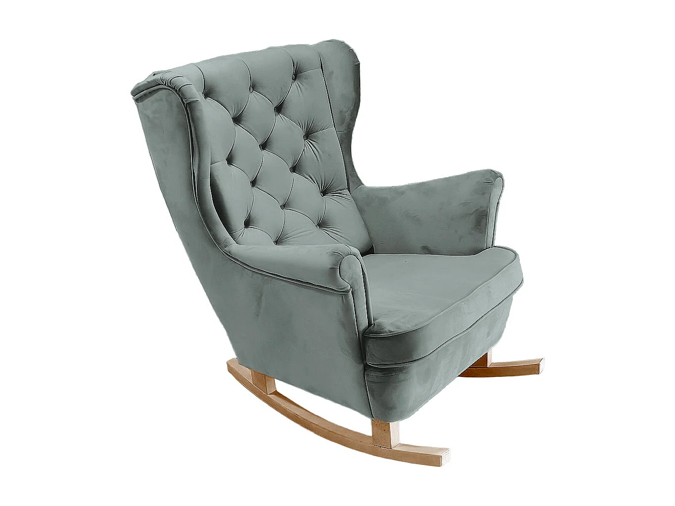 Fotel Relax z Tapicerowanym Siedzeniem i Podłokietnikami, Fotel TV 102x81x95cm Popiel_29857 3862581 - obrazek 1