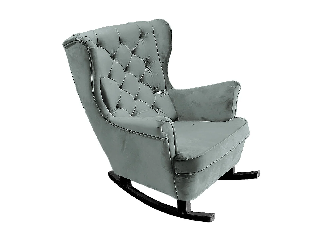 Fotel Relax z Tapicerowanym Siedzeniem i Podłokietnikami, Fotel TV 102x81x95cm Popiel_29857 3862592 - obrazek 1