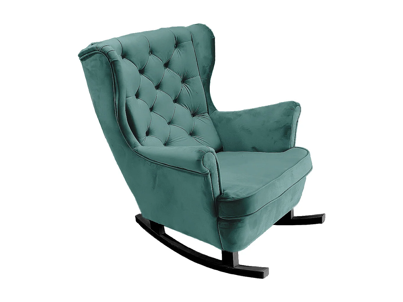 Fotel Relax z Tapicerowanym Siedzeniem i Podłokietnikami, Fotel TV 102x81x95cm Zielony_29854 3862595 - obrazek 1