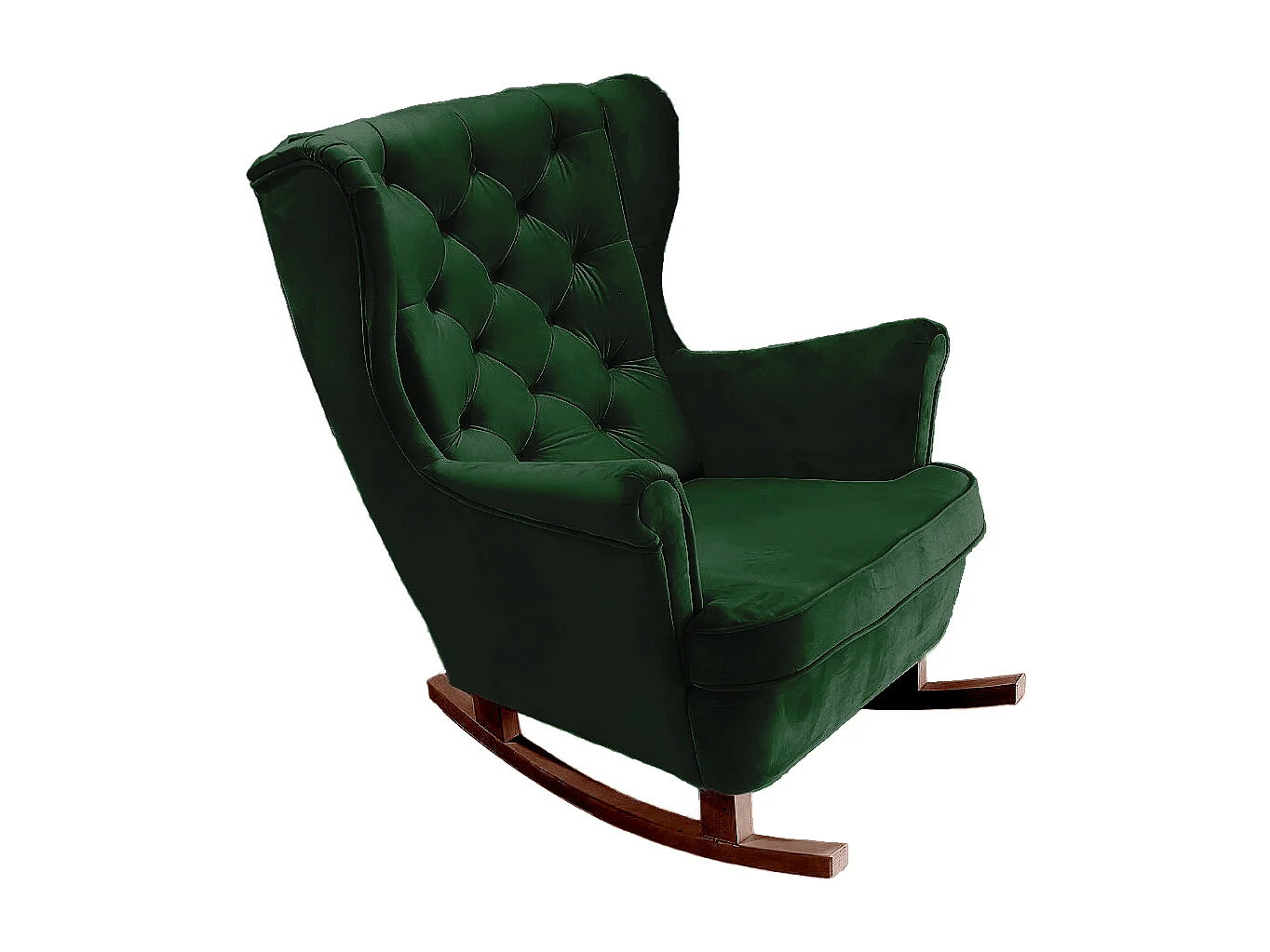 Fotel Relax z Tapicerowanym Siedzeniem i Podłokietnikami, Fotel TV 102x81x95cm Zielony_29847 3862601 - obrazek 1