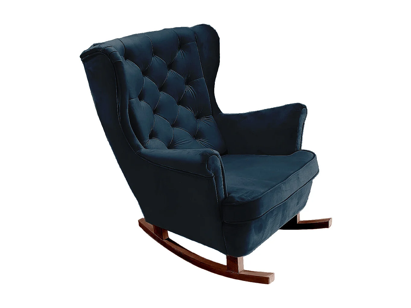 Fotel Relax z Tapicerowanym Siedzeniem i Podłokietnikami, Fotel TV 102x81x95cm Niebieski_29865 3862604 - obrazek 1