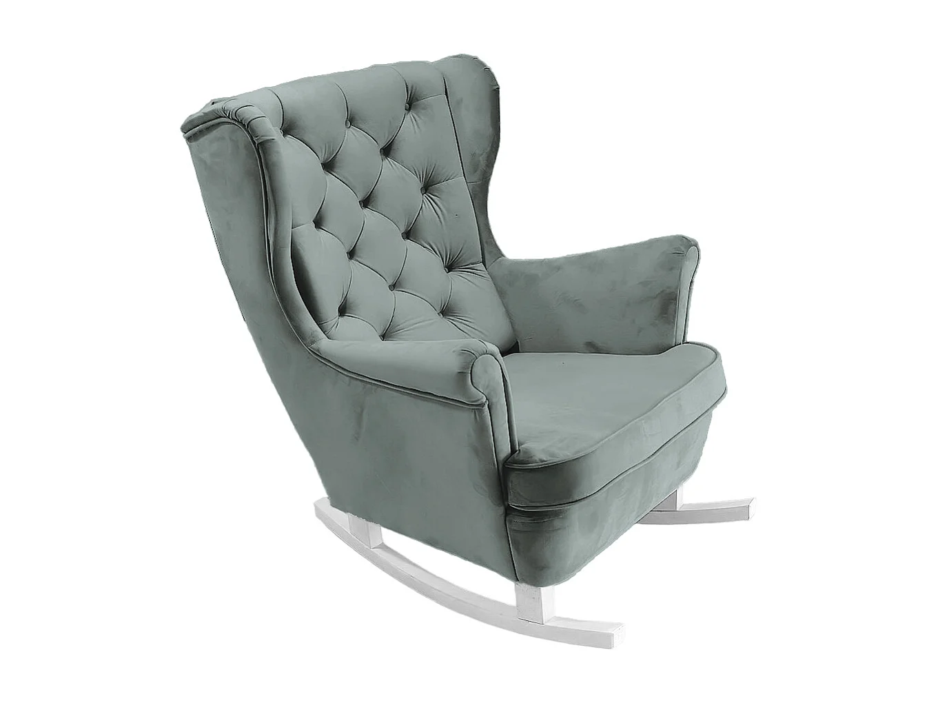 Fotel Relax z Tapicerowanym Siedzeniem i Podłokietnikami, Fotel TV 102x81x95cm Popiel_29857 3862611 - obrazek 1
