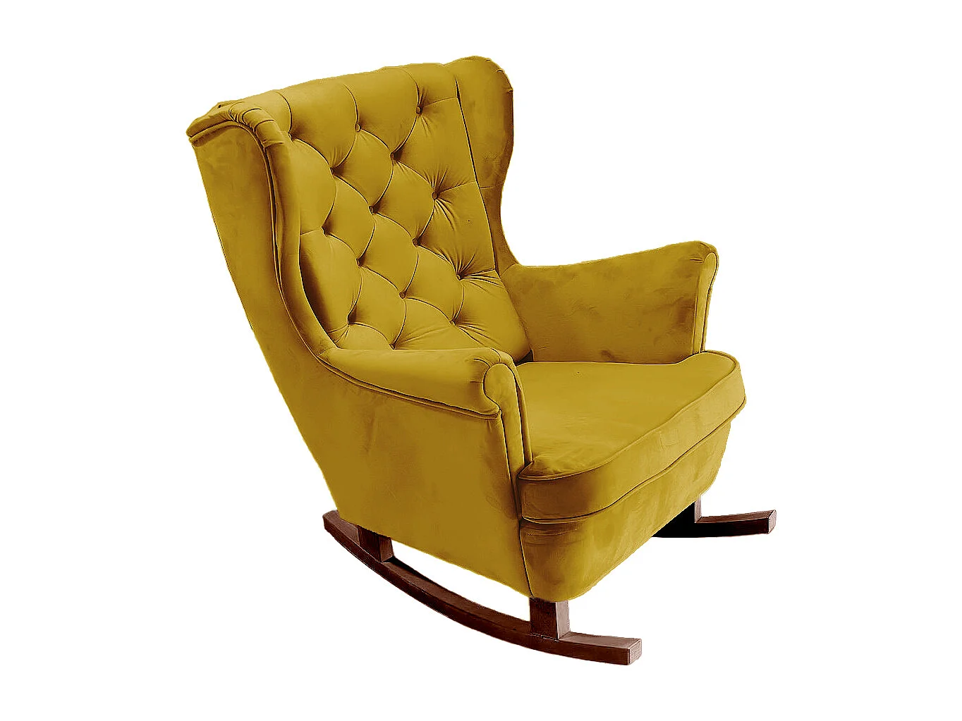 Fotel Relax z Tapicerowanym Siedzeniem i Podłokietnikami, Fotel TV 102x81x95cm Oliwkowy_29818 3862644 - obrazek 1
