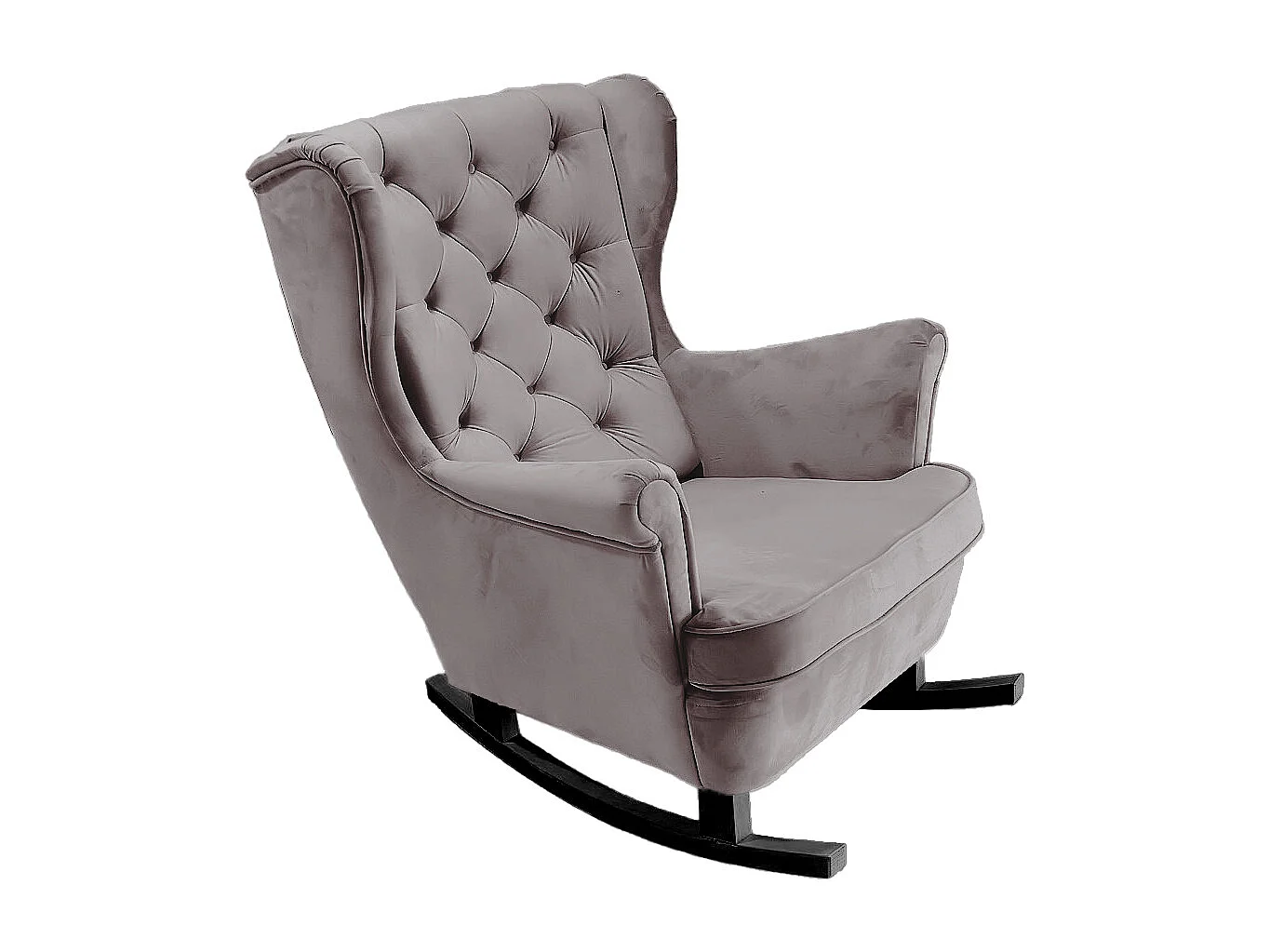 Fotel Relax z Tapicerowanym Siedzeniem i Podłokietnikami, Fotel TV 102x81x95cm Szary_29841 3862646 - obrazek 1