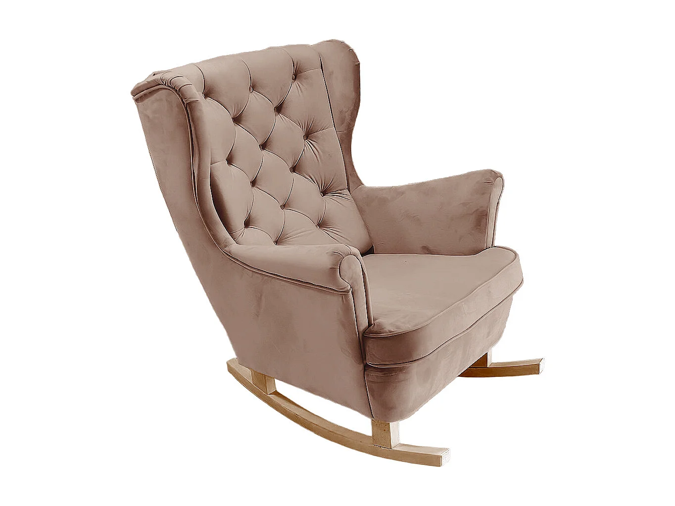 Fotel Relax z Tapicerowanym Siedzeniem i Podłokietnikami, Fotel TV 102x81x95cm Cappuccino_29839 3862661 - obrazek 1