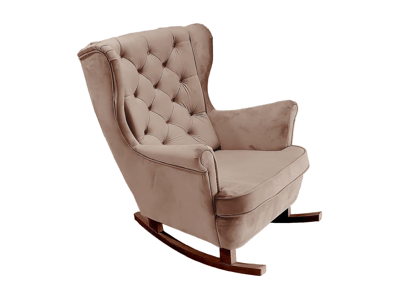 Fotel Relax z Tapicerowanym Siedzeniem i Podłokietnikami, Fotel TV 102x81x95cm Cappuccino_29839 3862667 - obrazek 1