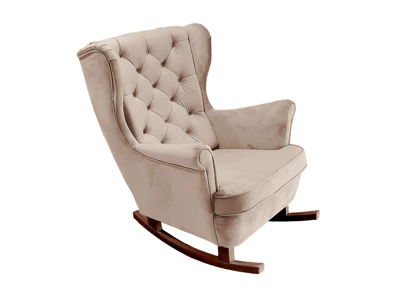 Fotel Relax z Tapicerowanym Siedzeniem i Podłokietnikami, Fotel TV 102x81x95cm Cappuccino_29811 3862674 - obrazek 1