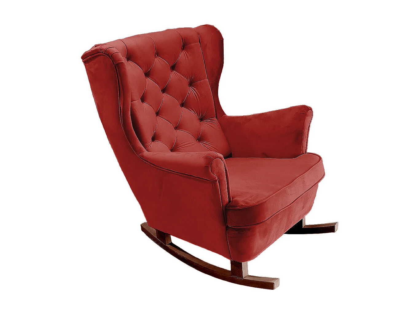 Fotel Relax z Tapicerowanym Siedzeniem i Podłokietnikami, Fotel TV 102x81x95cm Bordowy_29834 3862694 - obrazek 1