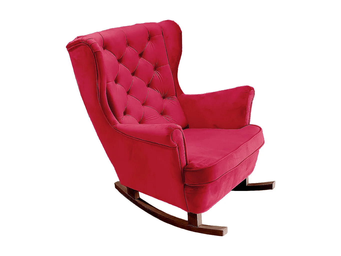 Fotel Relax z Tapicerowanym Siedzeniem i Podłokietnikami, Fotel TV 102x81x95cm Czerwony_29837 3862695 - obrazek 1