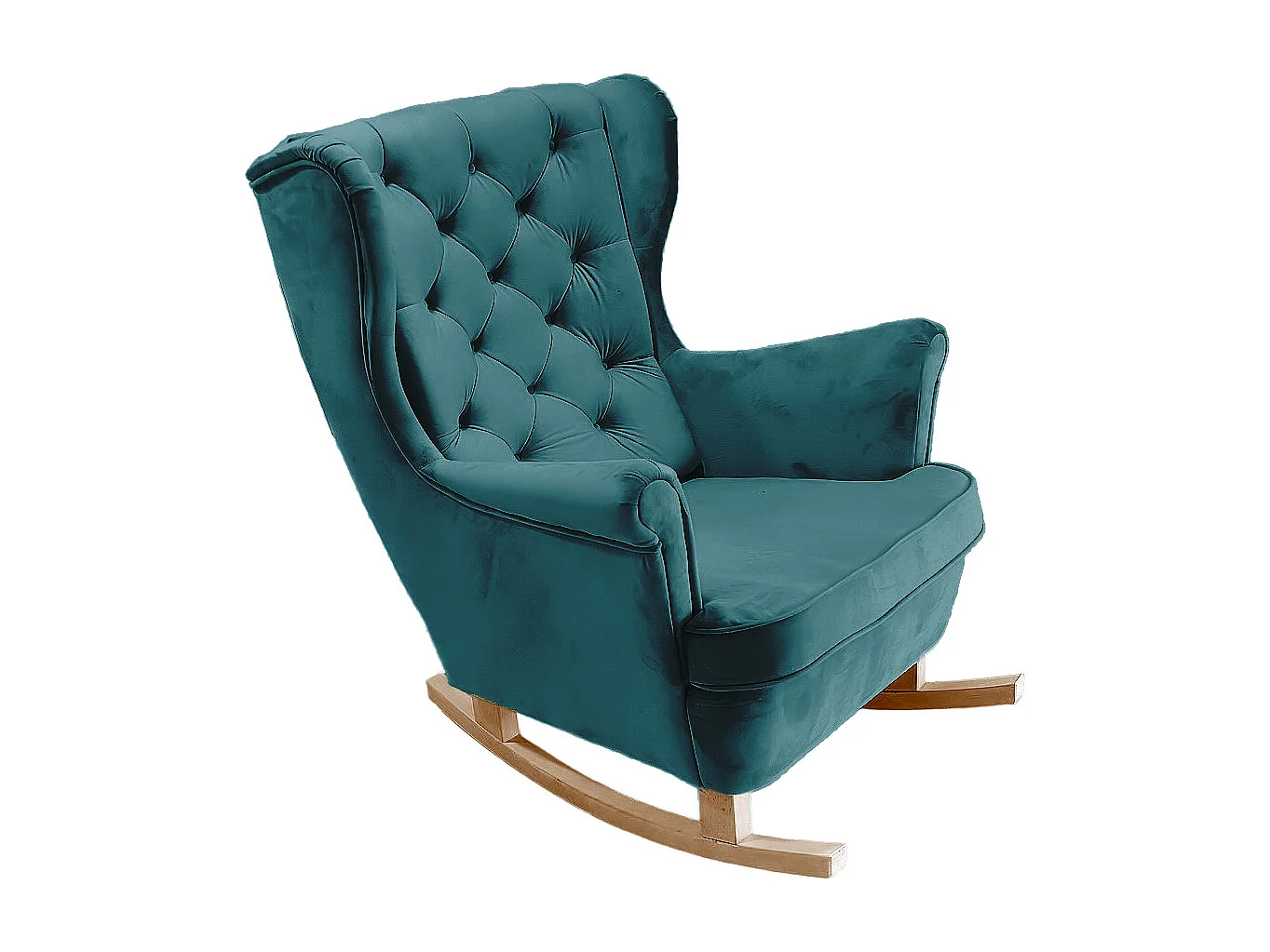 Fotel Relax z Tapicerowanym Siedzeniem i Podłokietnikami, Fotel TV 102x81x95cm Granatowy_29860 3862703 - obrazek 1