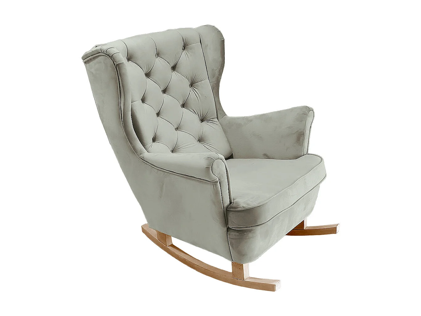 Fotel Relax z Tapicerowanym Siedzeniem i Podłokietnikami, Fotel TV 102x81x95cm Popiel_29856 3862705 - obrazek 1