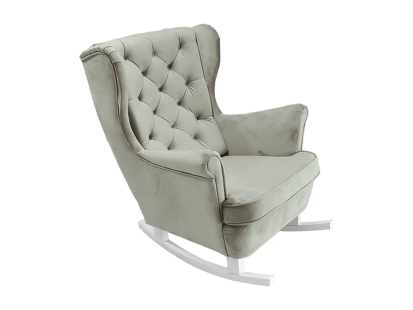 Fotel Relax z Tapicerowanym Siedzeniem i Podłokietnikami, Fotel TV 102x81x95cm Popiel_29856 3862713 - obrazek 1