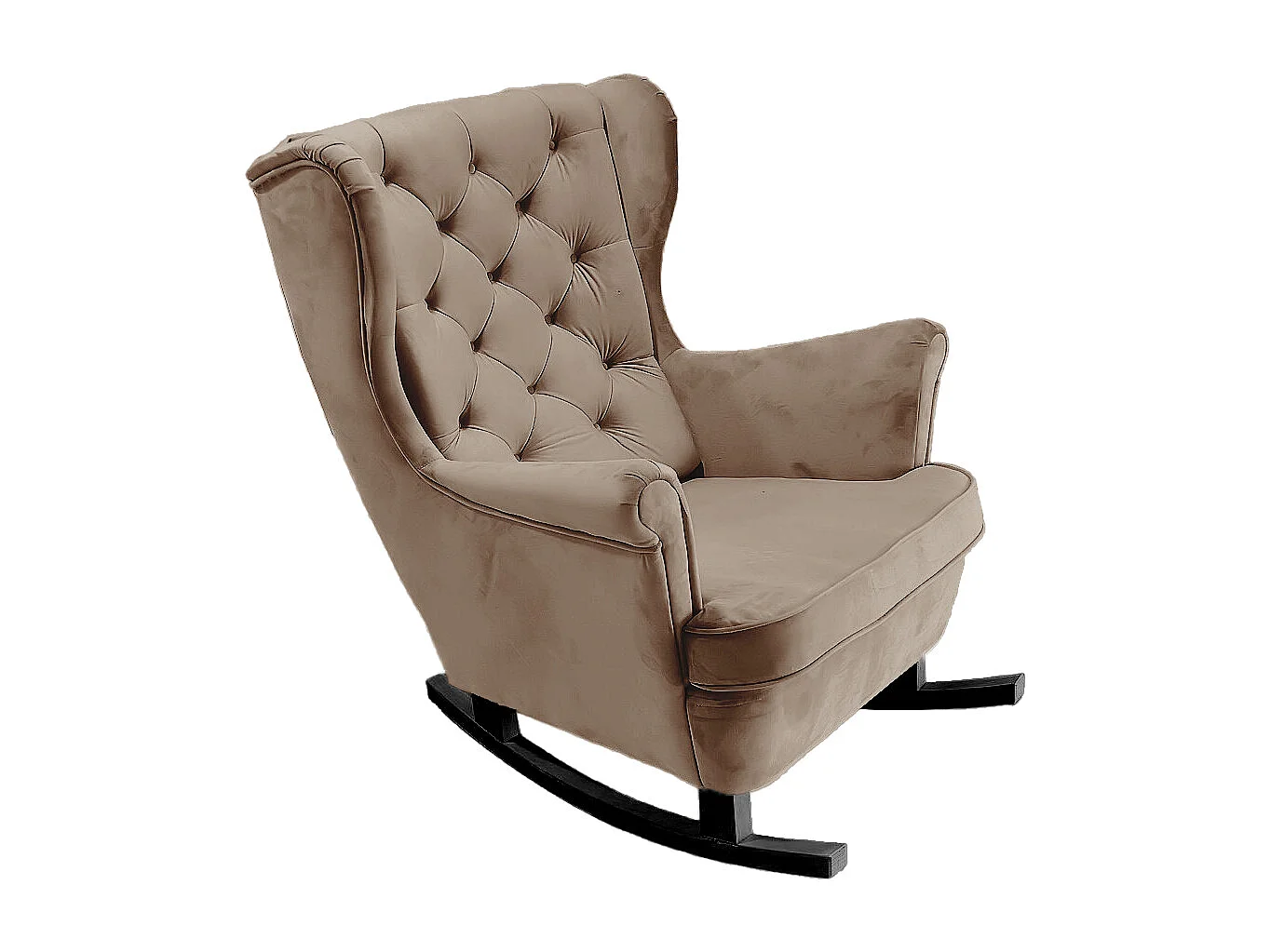 Fotel Relax z Tapicerowanym Siedzeniem i Podłokietnikami, Fotel TV 102x81x95cm Brązowy_29813 3874169 - obrazek 1