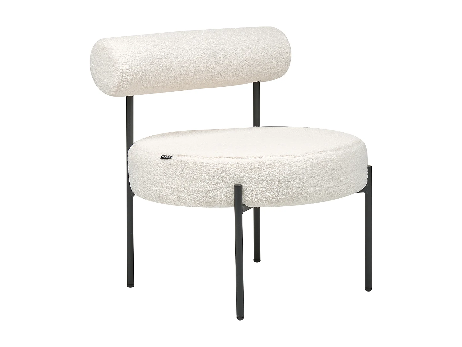 Fotel ALPHA Boucle Biały 3874438 - obrazek 1