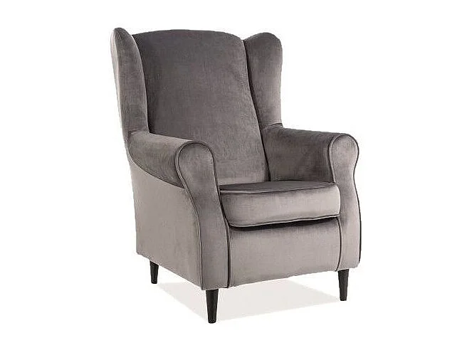 Fotel BARON VELVET szary 3884355 - obrazek 1