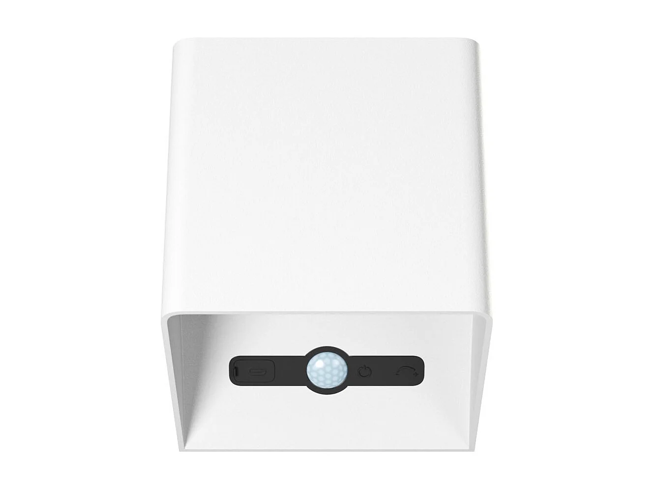 Kinkiet ścienny LED Beneito Faure Lek z czujnikiem ruchu zasilany bateryjnie – 6 W, 3000 K, ładowanie przez USB-C, IP54 – biały 4057160