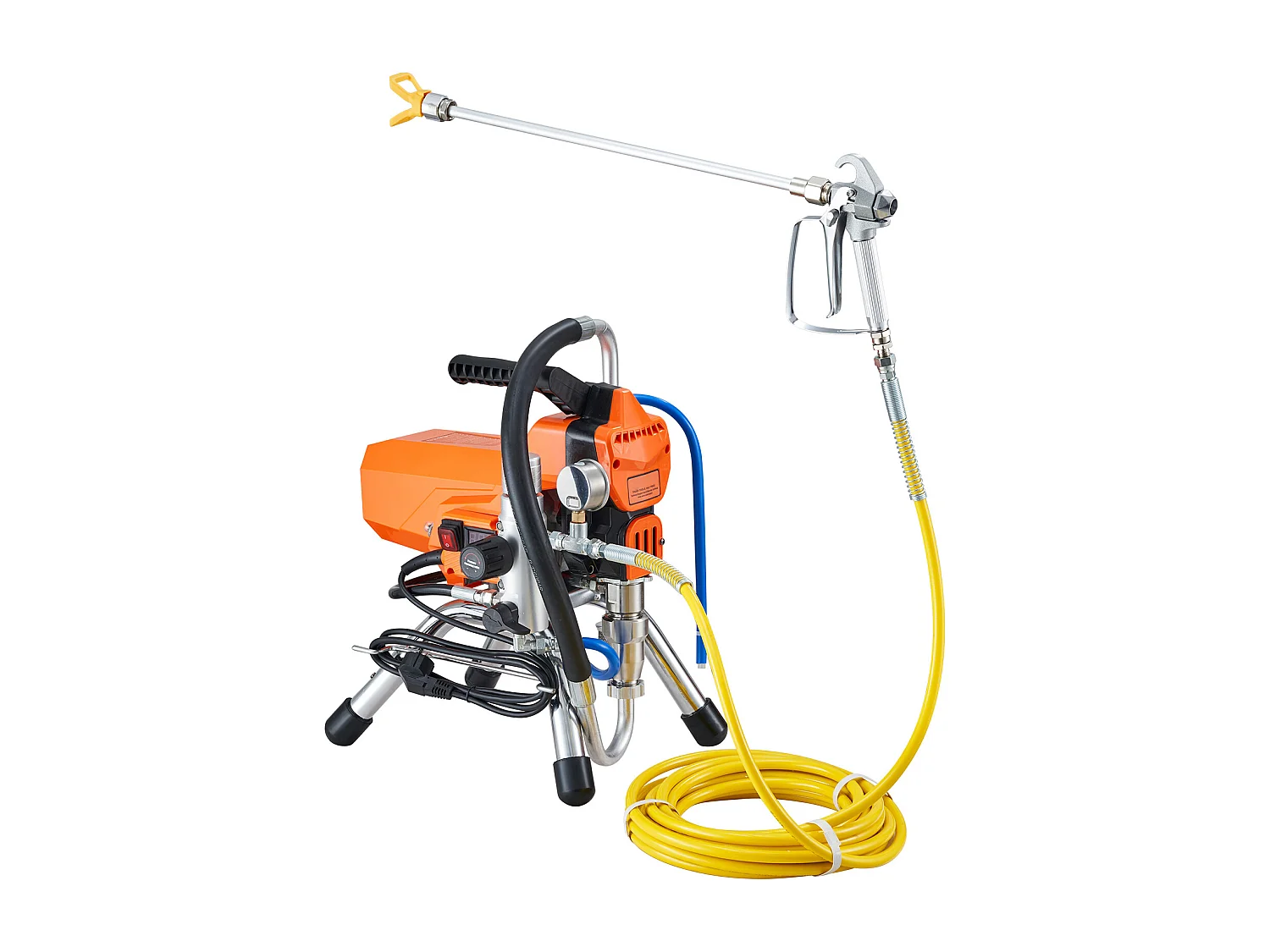 Sprężarka Bez Powietrza SucceBuy 2200 W, 3000 PSI, 2 L/min, do Farby Wewnętrznej Zewnętrznej, Materiały, Ogrodzenia 4088977