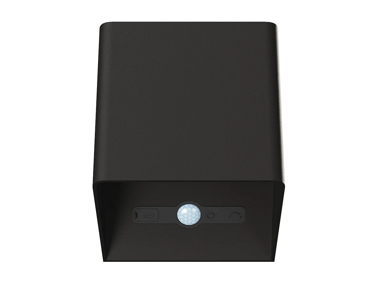 Kinkiet ścienny LED Beneito Faure Lek z czujnikiem ruchu, zasilany bateryjnie - 6 W, 3000 K, ładowanie przez USB-C, IP54 - czarny 4057158 - obrazek 1