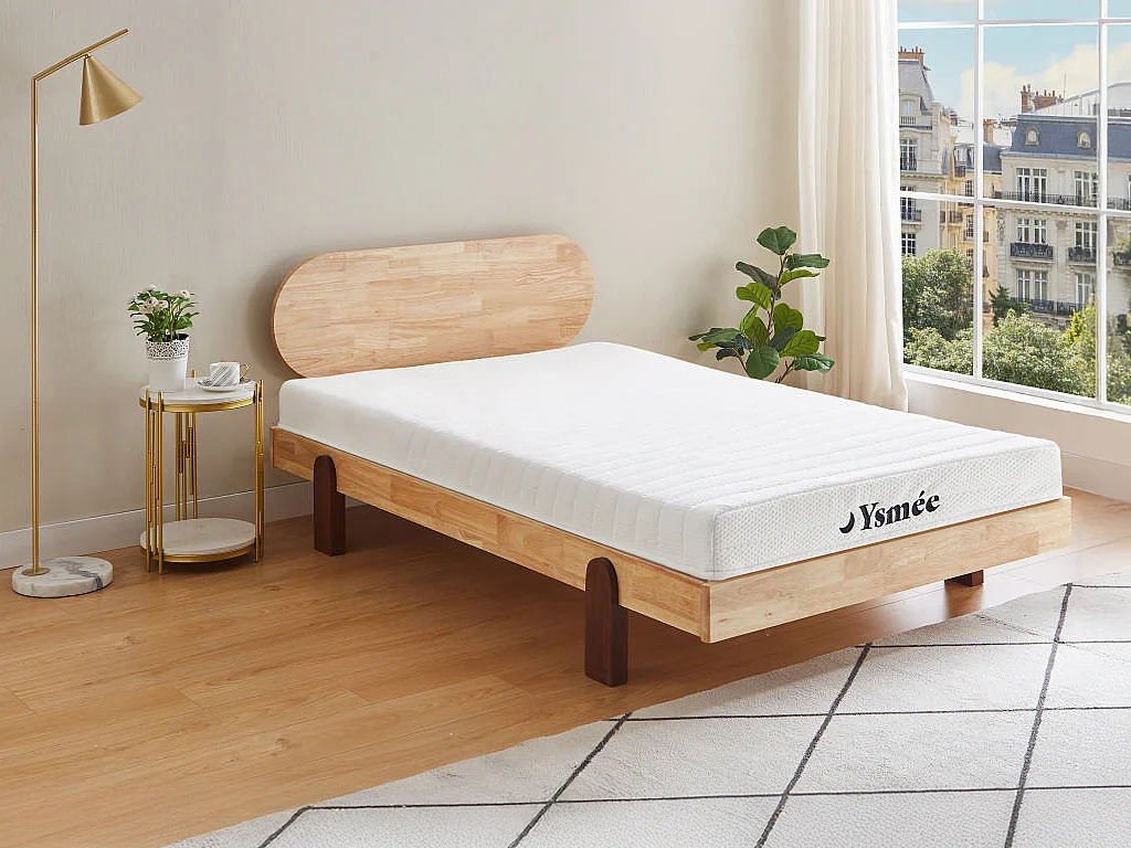 7-strefowy materac z pianki 25 kg/m3 STELO KIDS o grub. 12 cm marki Ysmée – 90 × 200 cm 95825
